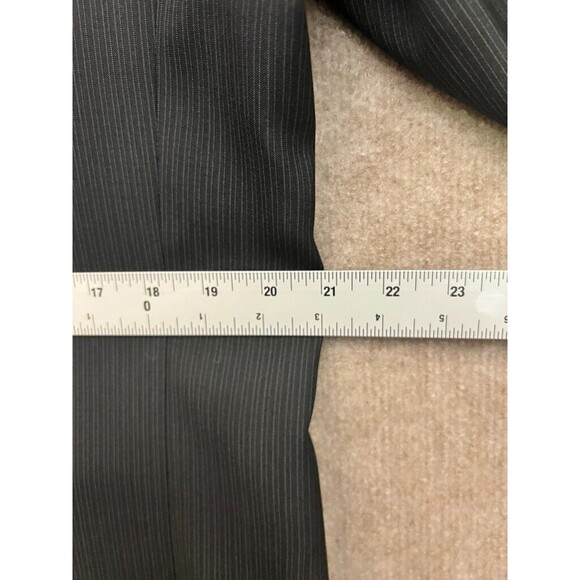 Perry Ellis Suit Jacket Men 44R Black three-button Single Vented Notched Collar - Picture 7 of 12